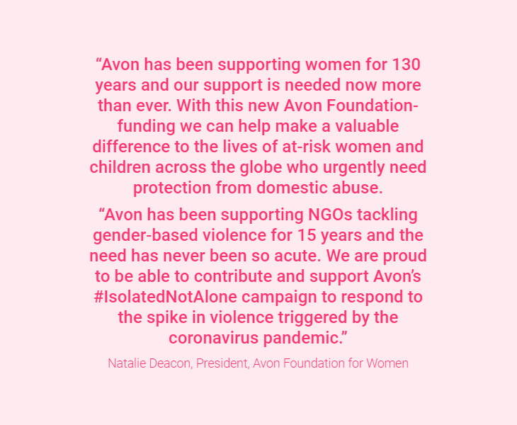 Avon pledge donation