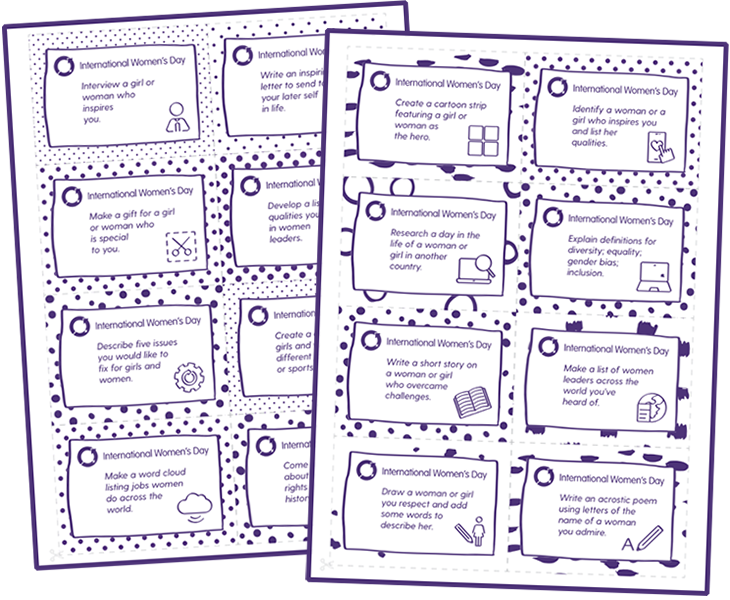 IWD: International Women's Day school resources