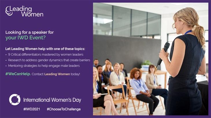 IWD leading women
