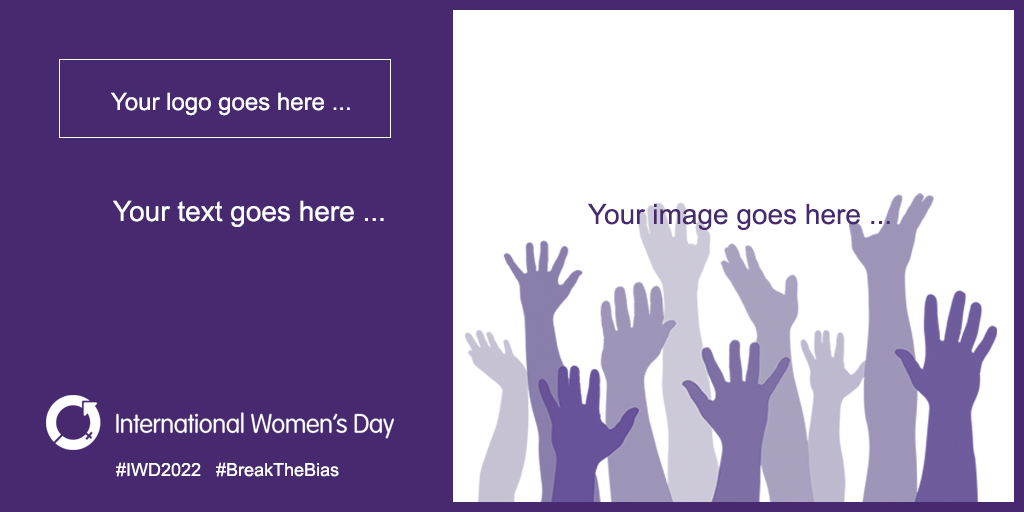 International Women's Day social media card download